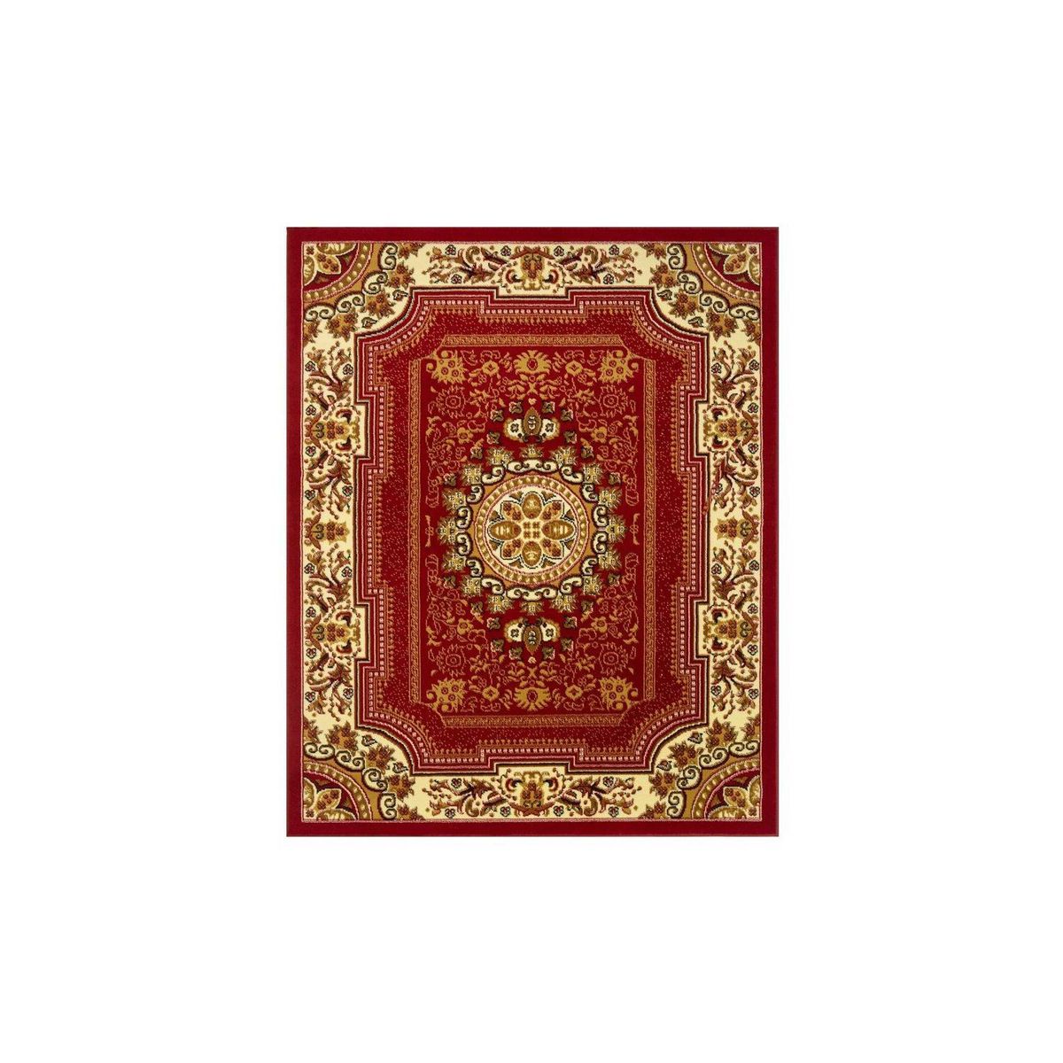 MODA ALFOMBRAS - Bajada De Cama Kashan King Roja 60 X 90 Cm