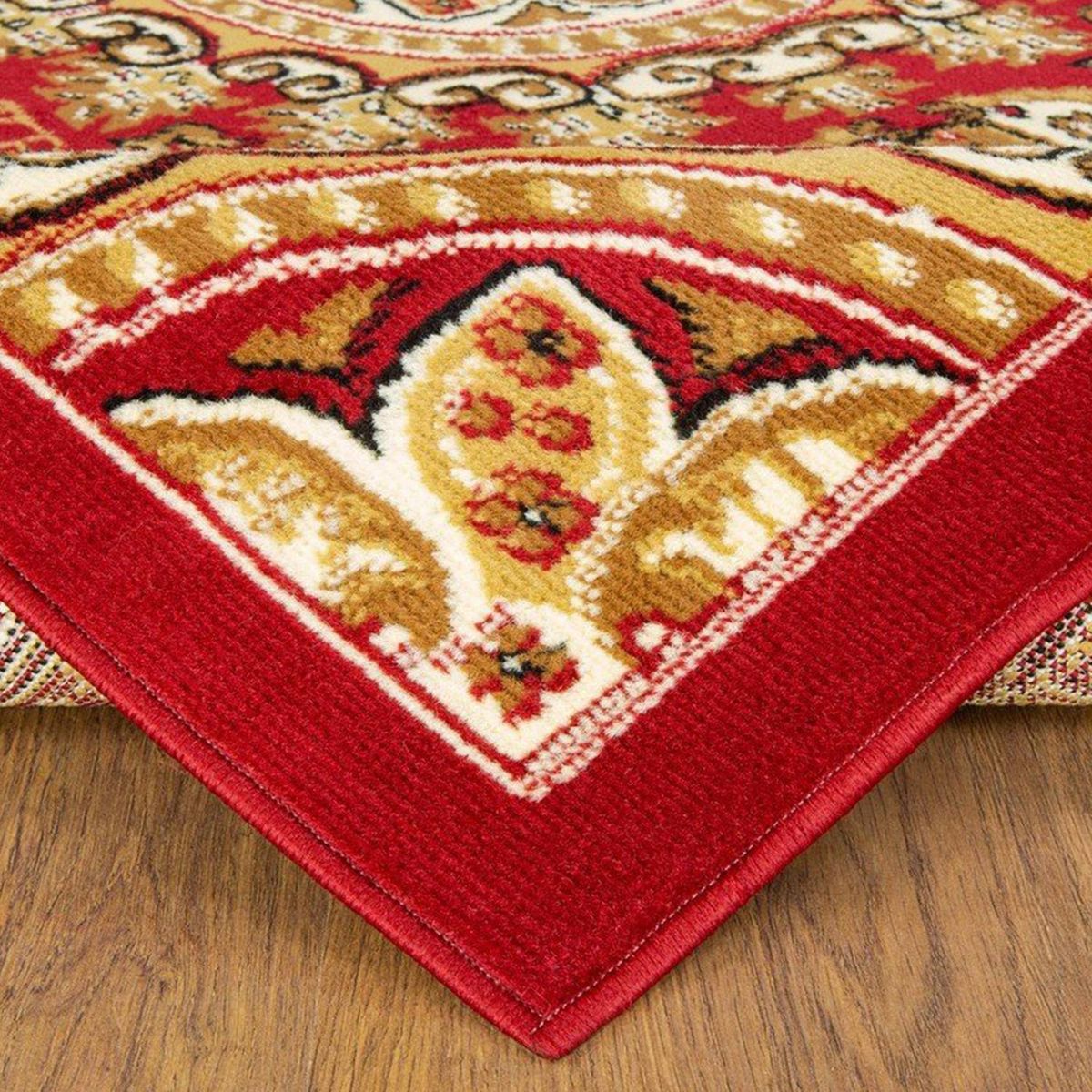 MODA ALFOMBRAS - Bajada De Cama Kashan King Roja 60 X 90 Cm