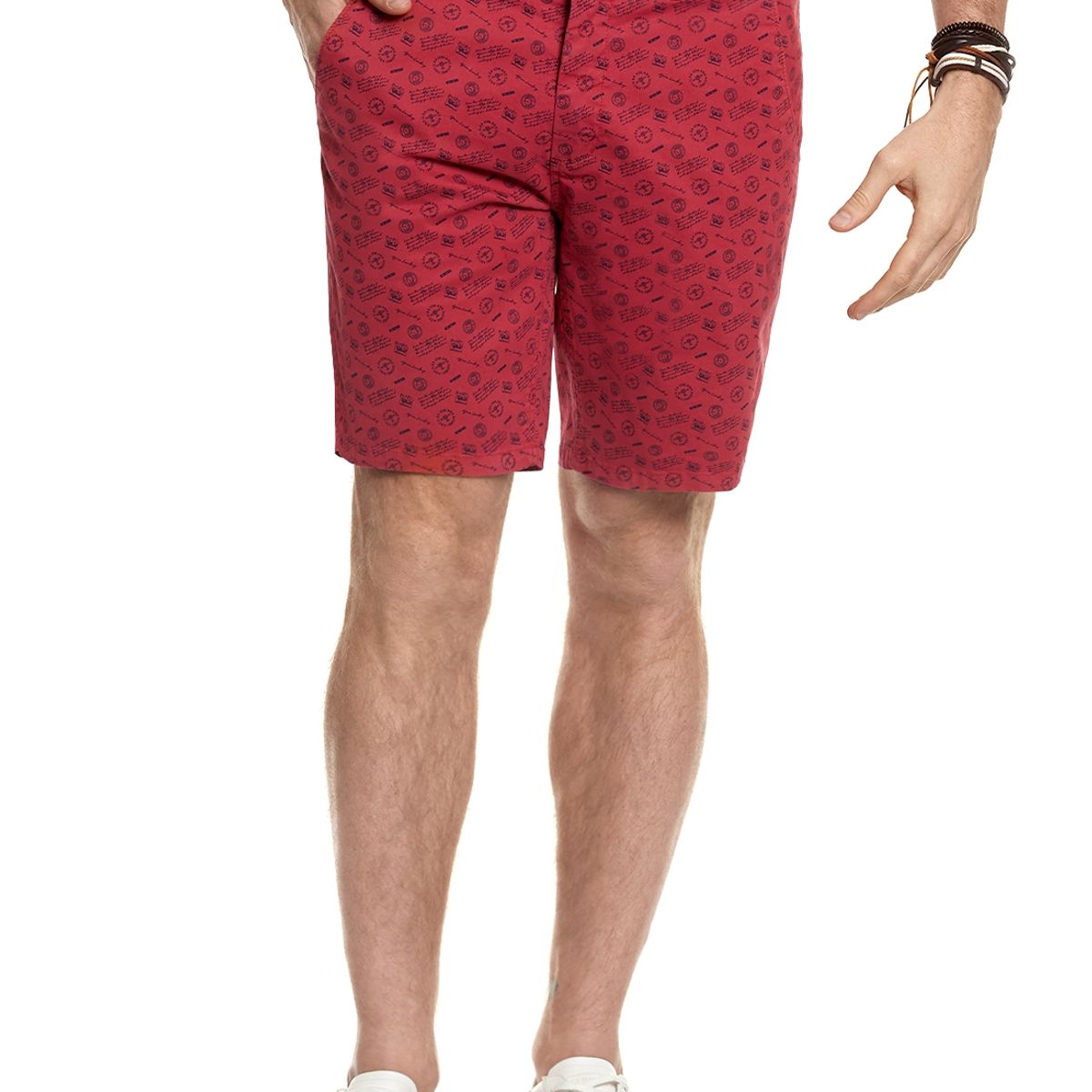 FEROUCH - Bermuda Estampado Fj Rojo Ferouch