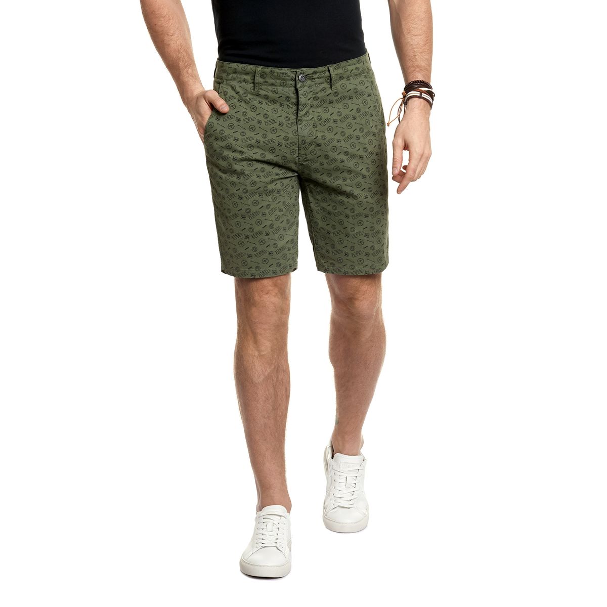 FEROUCH - Bermuda Estampado Fj Verde Ferouch
