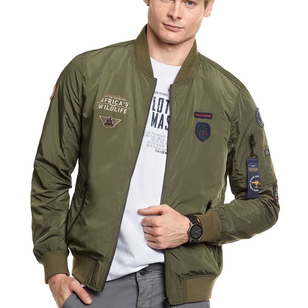 FEROUCH - Chaqueta Pilot Fj Verde Ferouch