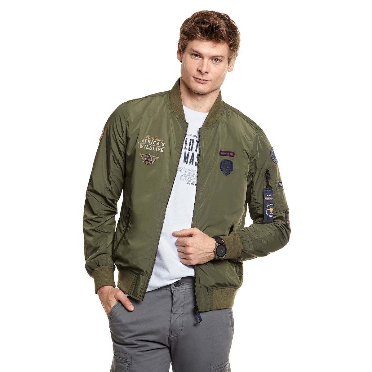 FEROUCH - Chaqueta Pilot Fj Verde Ferouch