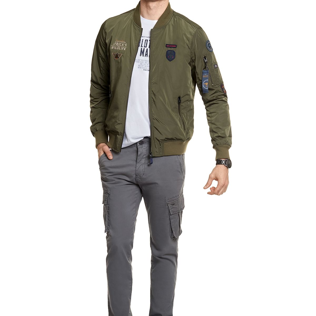 FEROUCH - Chaqueta Pilot Fj Verde Ferouch