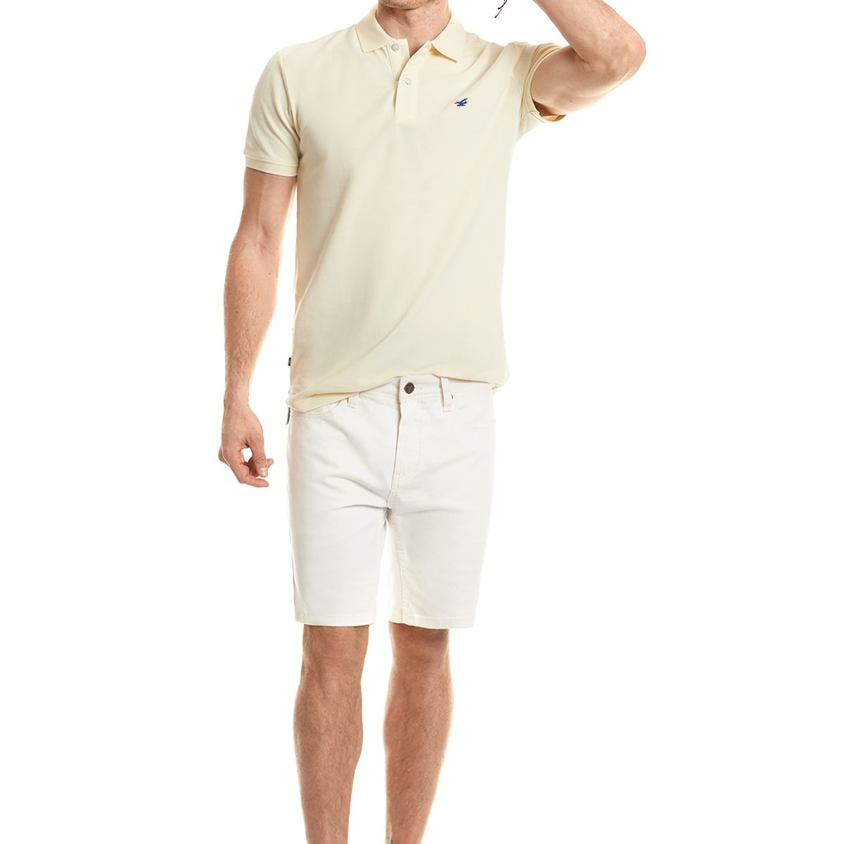 FEROUCH - Polera Polo Básica Amarillo Ferouch