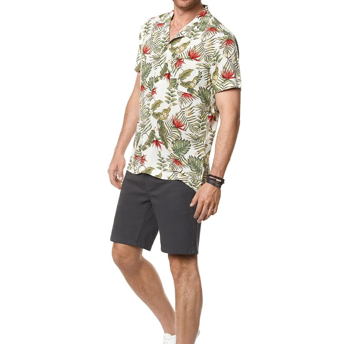 FEROUCH - Camisa Estampada Michigan Fj Beige Ferouch