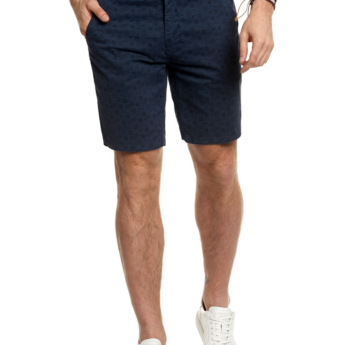 FEROUCH - Bermuda Estampado Fj Azul Ferouch