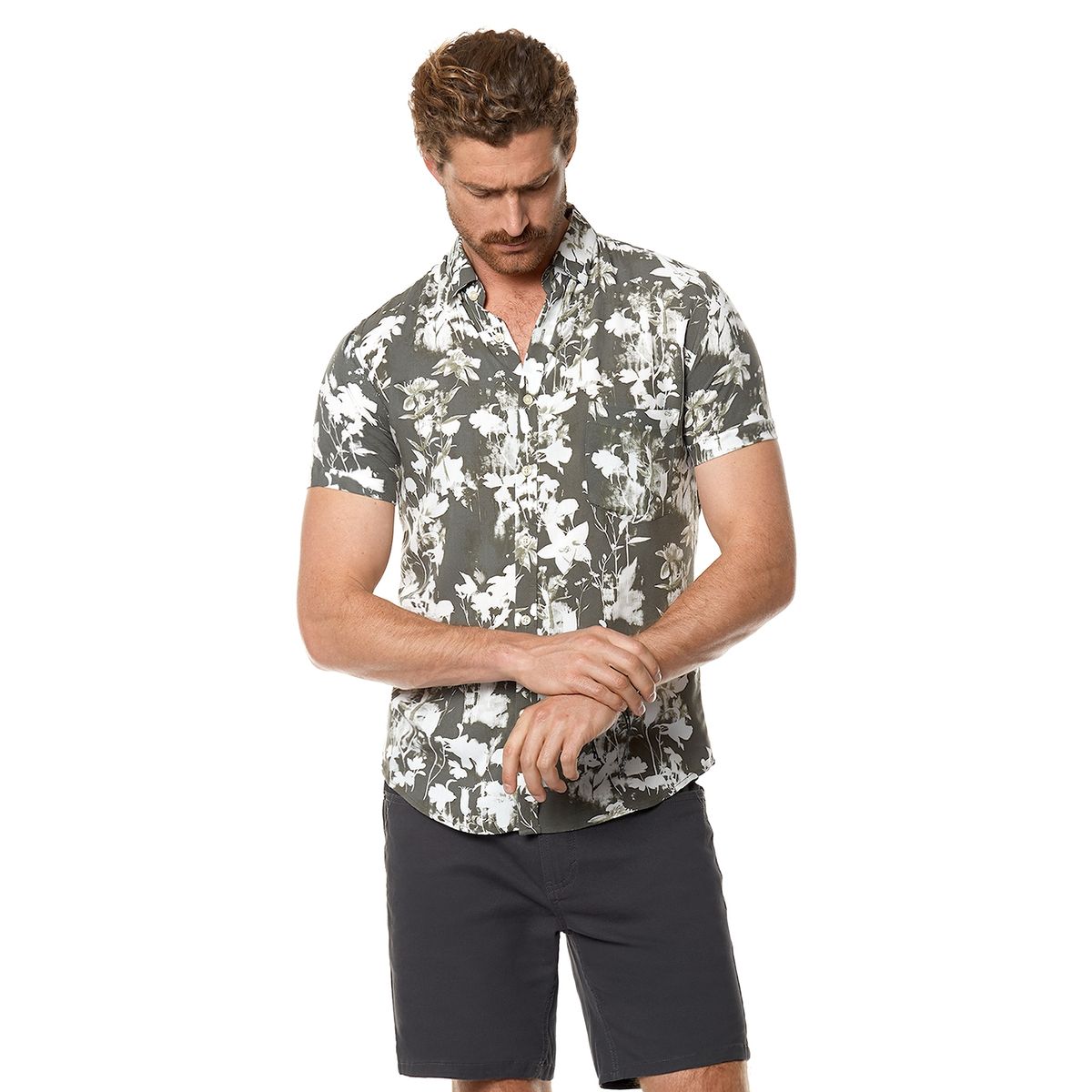 FEROUCH - Camisa Estampada Oregon Fj Verde Ferouch