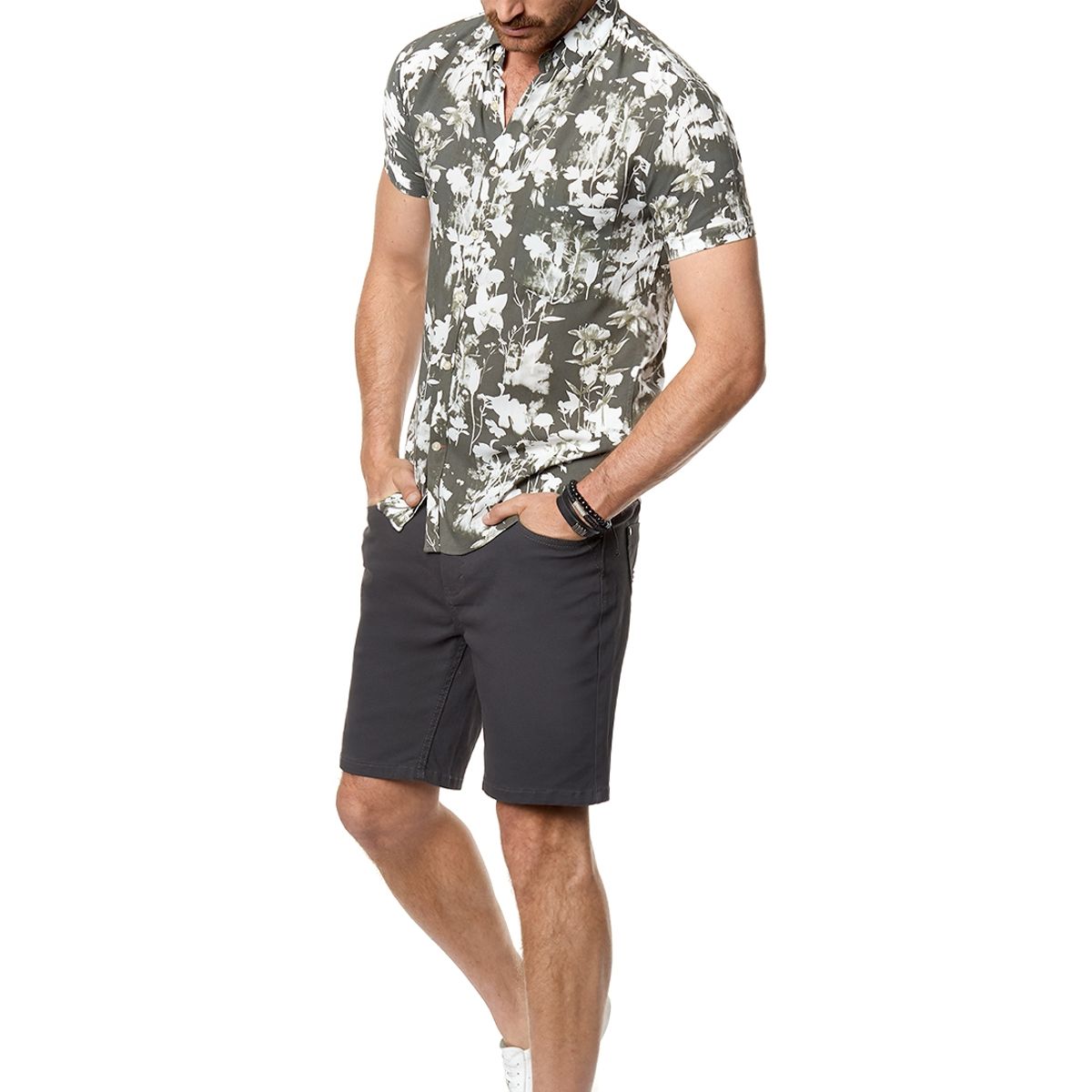 FEROUCH - Camisa Estampada Oregon Fj Verde Ferouch