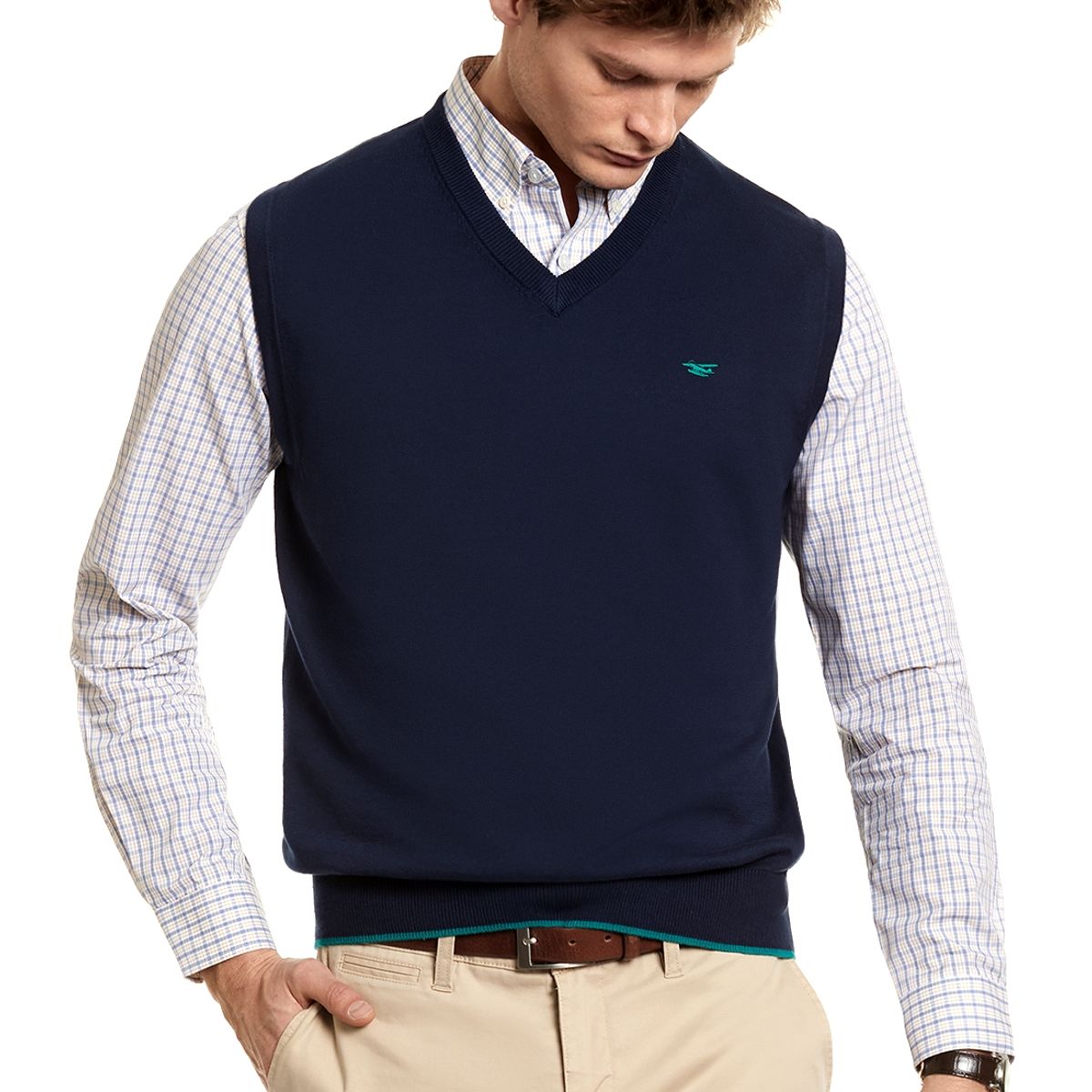 FEROUCH - Sweater Smart Casual W/S Azul Ferouch