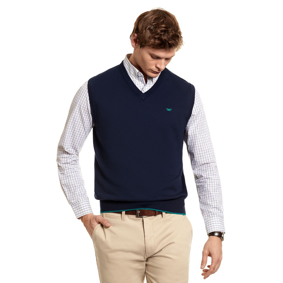 FEROUCH - Sweater Smart Casual W/S Azul Ferouch