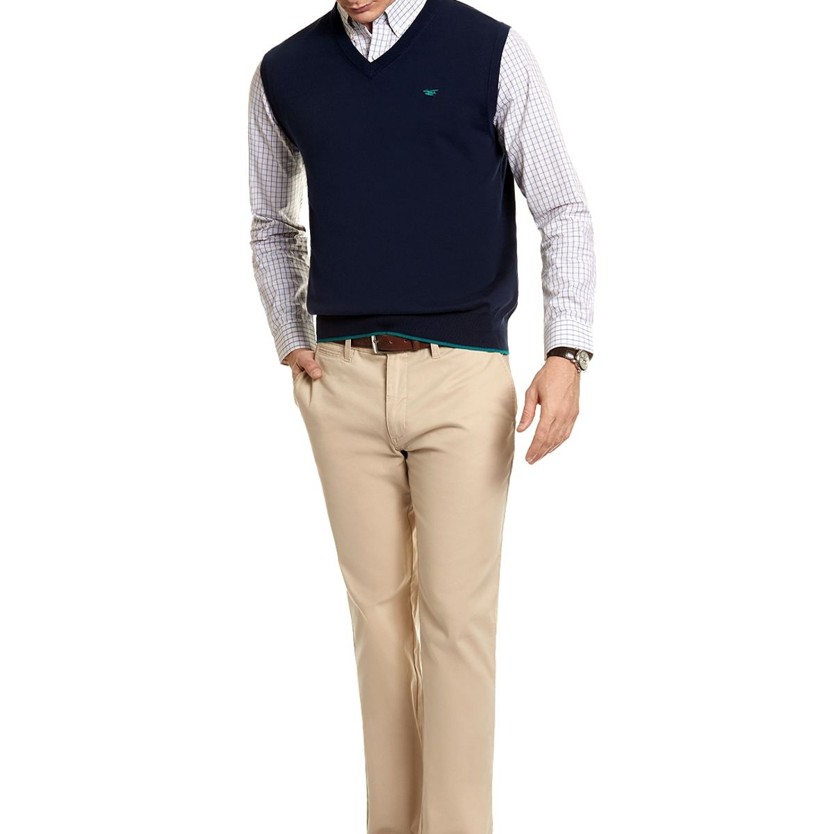 FEROUCH - Sweater Smart Casual W/S Azul Ferouch