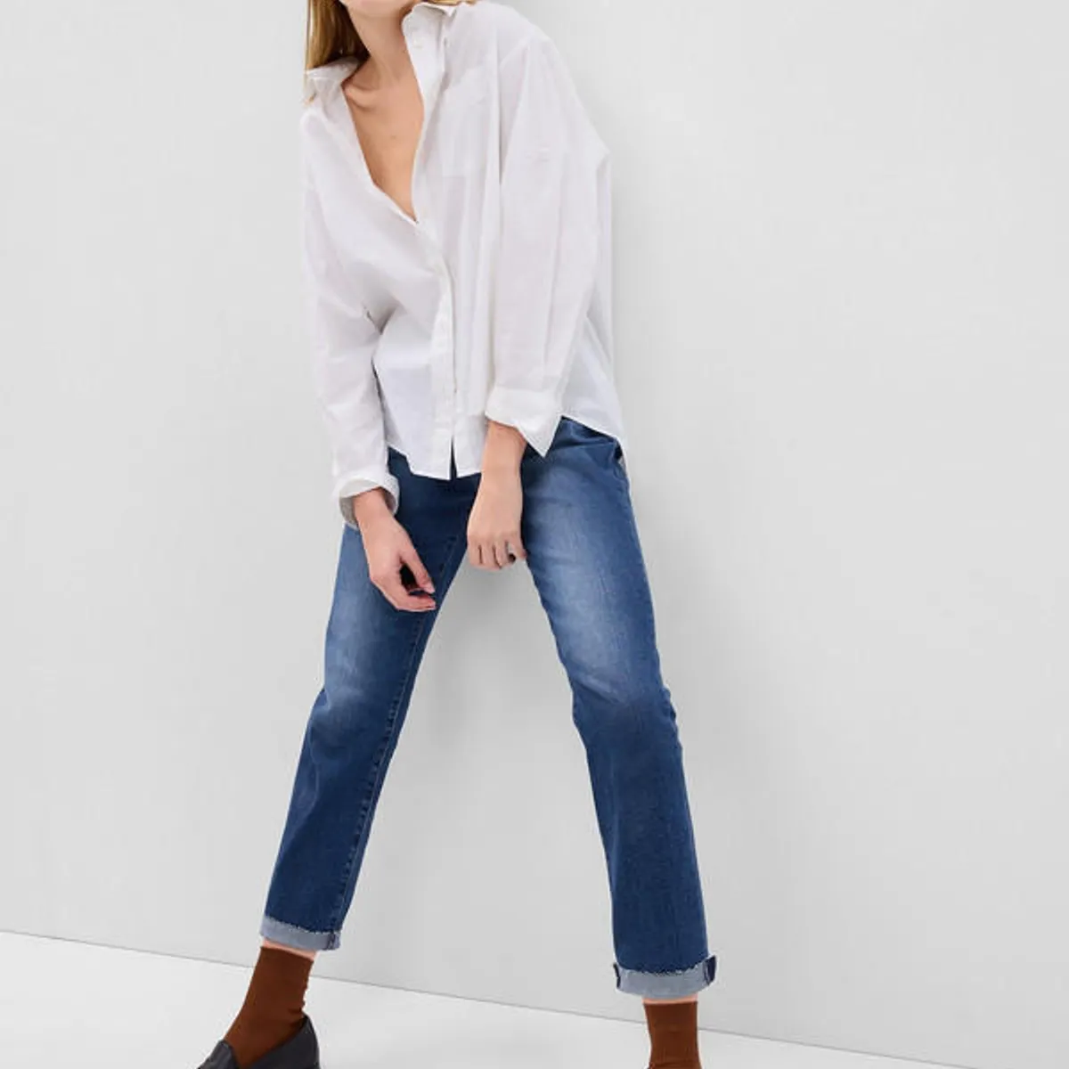 GAP - Jeans friend Medium Wash Azul GAP