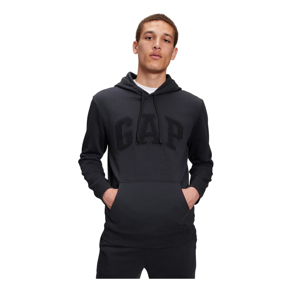 GAP - Poleron Logo Sin Cierre Negro GAP