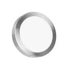 DEMASLED - Foco LED redondo Borde Niquelado Sobrepuesto 30cm 24W Luz Neutra 220V