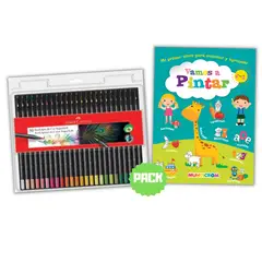 FABER-CASTELL - Pack 50 EcoLapices Mas Libro Vamos a Pintar