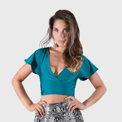 MARIA PASKARO - Peto Roma Turquesa Lycra