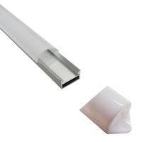 Perfil de Aluminio LINEAR 15x9mm Cover Curvo Opal 2m
