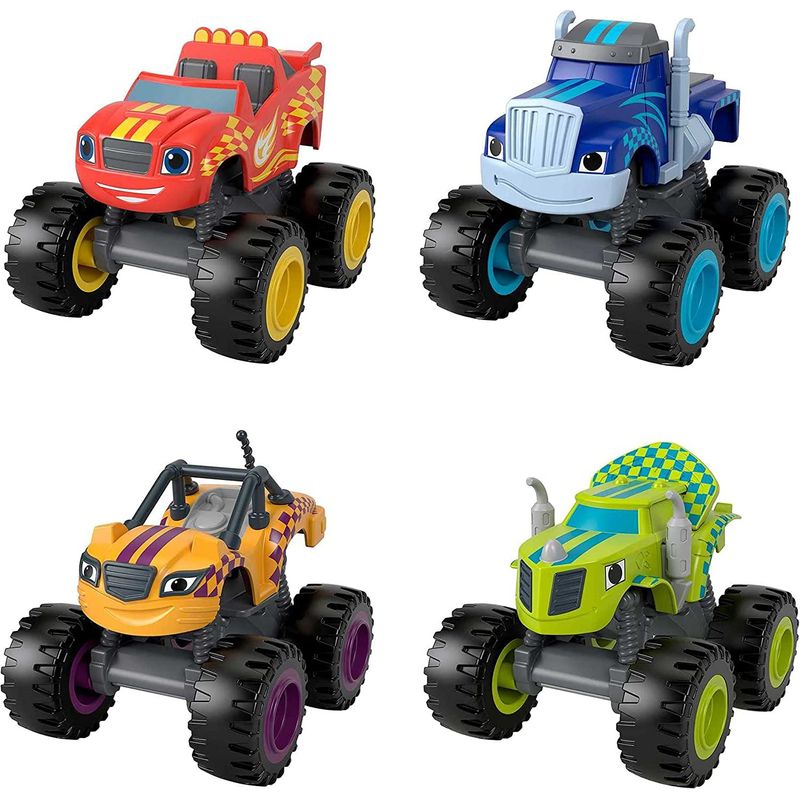 FISHER PRICE - Blaze Y Monster Machine Set Blaze Zeg Crusher Y Stripes