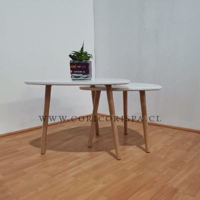 Imagen 2 del producto Pack de Mesas Twin Blanca