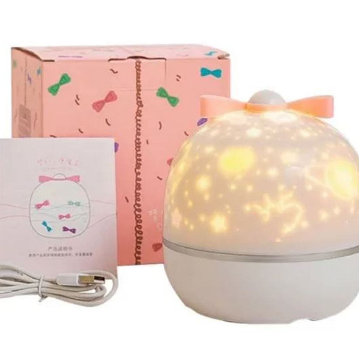 GENERICO - Lampara Musical Disñeo De Estrellas Con Luz Bluetooth Niños