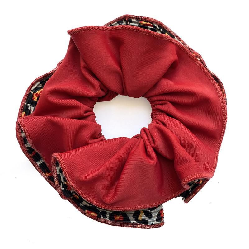 MARIA PASKARO - Scrunchie Tulipan Animal Rojo Maria Paskaro