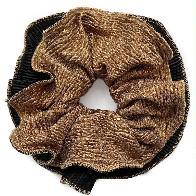MARIA PASKARO - Scrunchie Tulipan Duo Dorado Maria Paskaro MARIA PASKARO