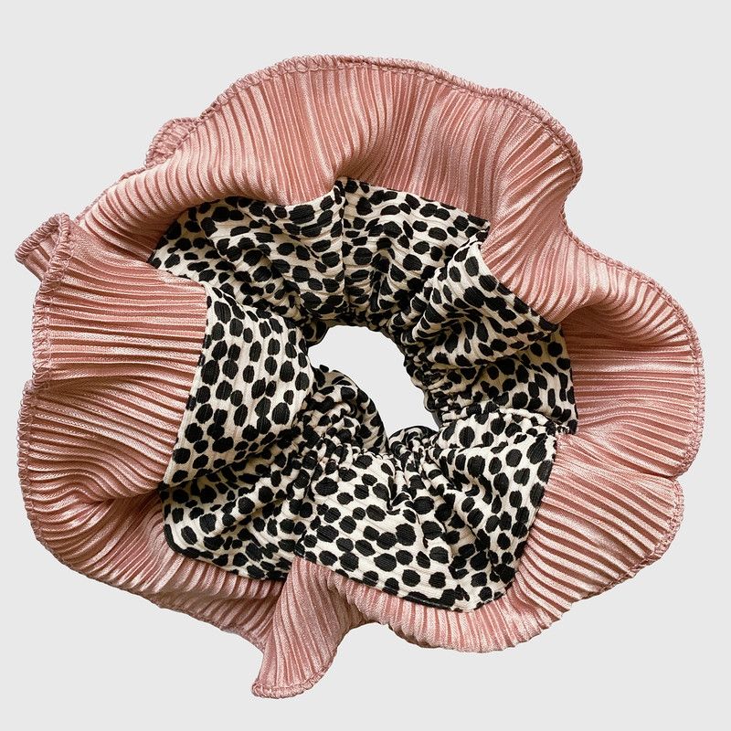 MARIA PASKARO - Scrunchie Begonia XL Chita Rosado Maria Paskaro - Rosa