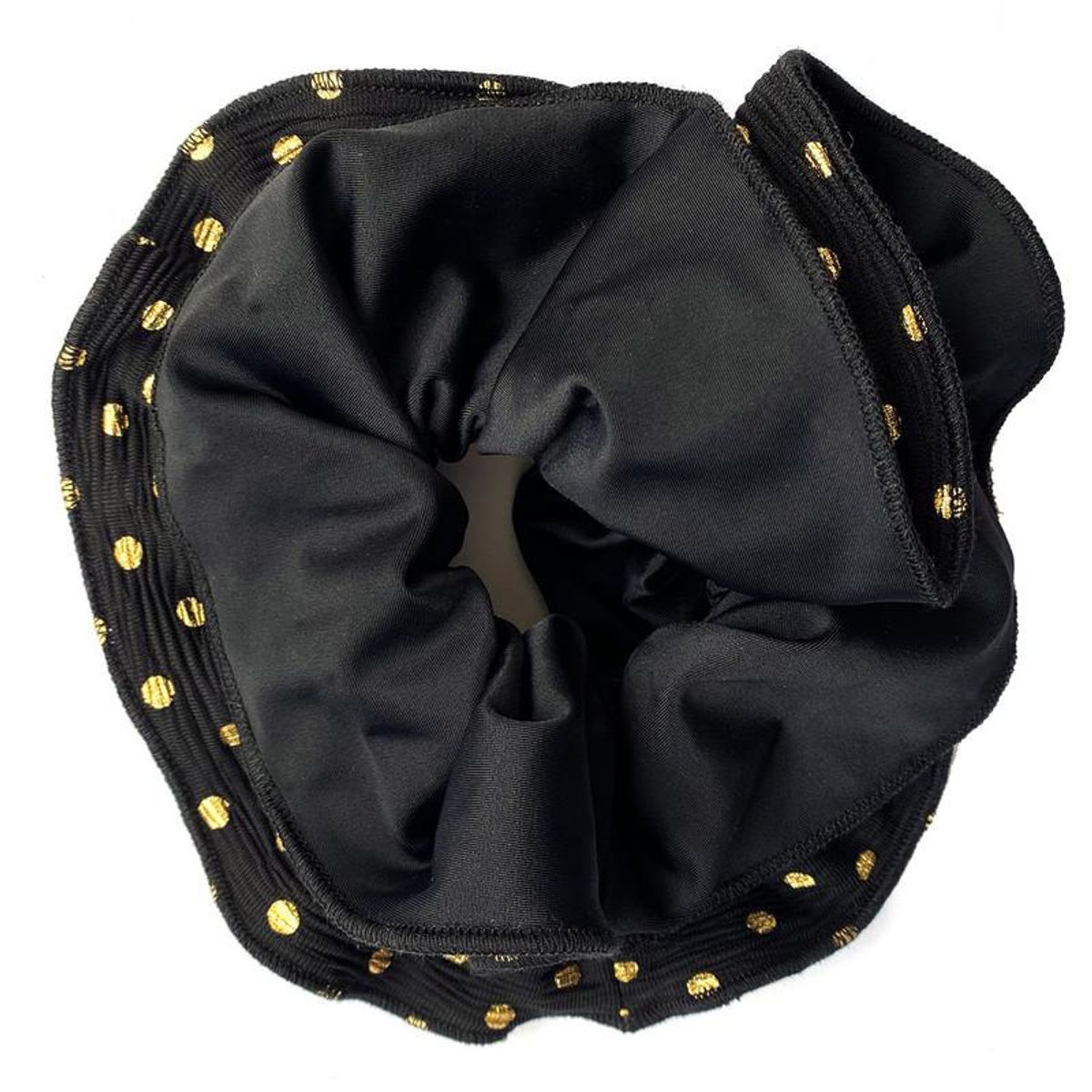 MARIA PASKARO - Scrunchie Tulipan L Puntos Negro Maria Paskaro