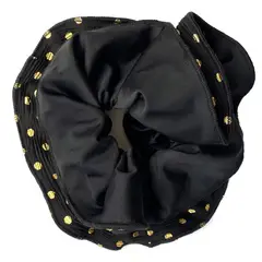 MARIA PASKARO - Scrunchie Tulipan L Puntos Negro