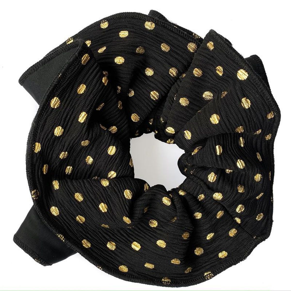 MARIA PASKARO - Scrunchie Tulipan L Puntos Negro Maria Paskaro