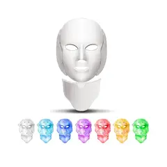 GENERICO - Mascara Facial 7 Colores Led Anti Acne Y Rejuvenecimiento Spa