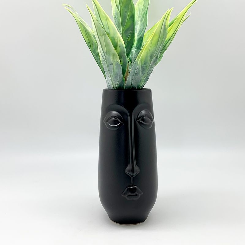 SORENTO - Florero Cara Humana Negra