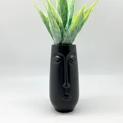 SORENTO - Florero Cara Humana Negra