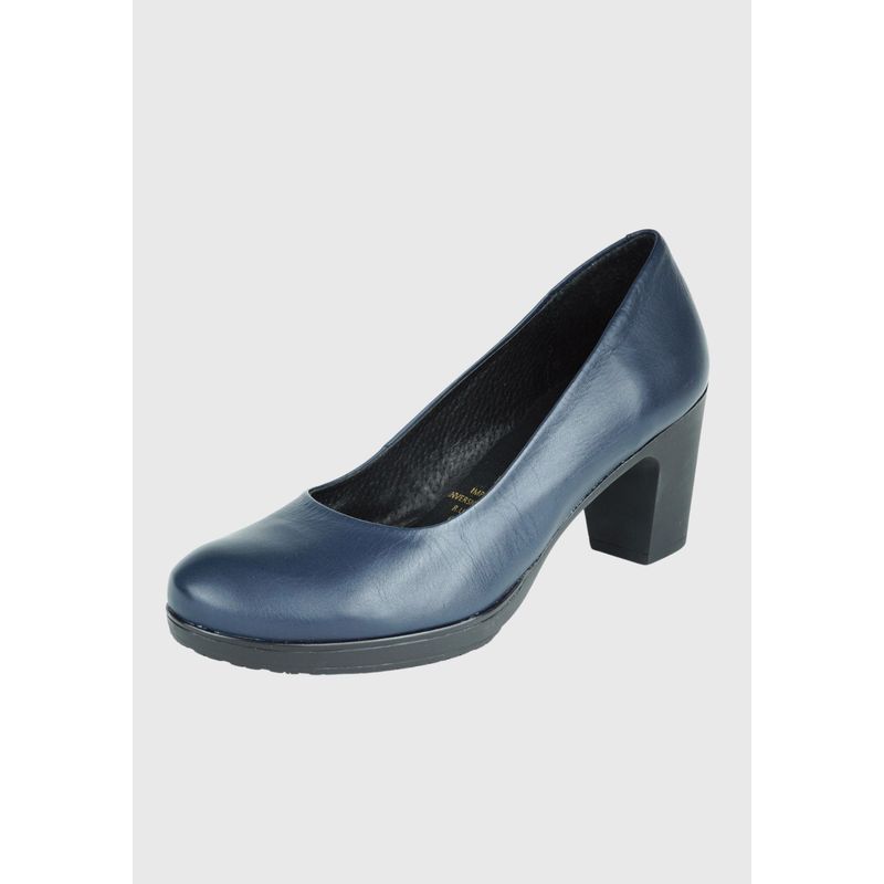 DEGAS - Zapato Cuero Triana Azul DEGAS
