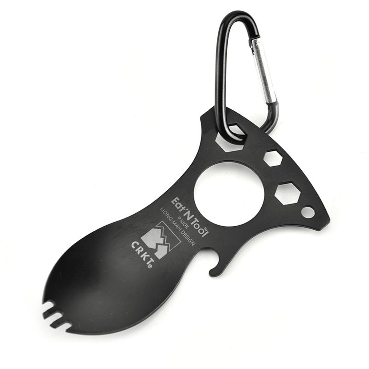 DEFENSOR FOREVER - Cuchara De Camping Multifunción Con Mosquetón