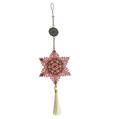 CREA TALLER - Colgante móvil mandala estrella Rosado