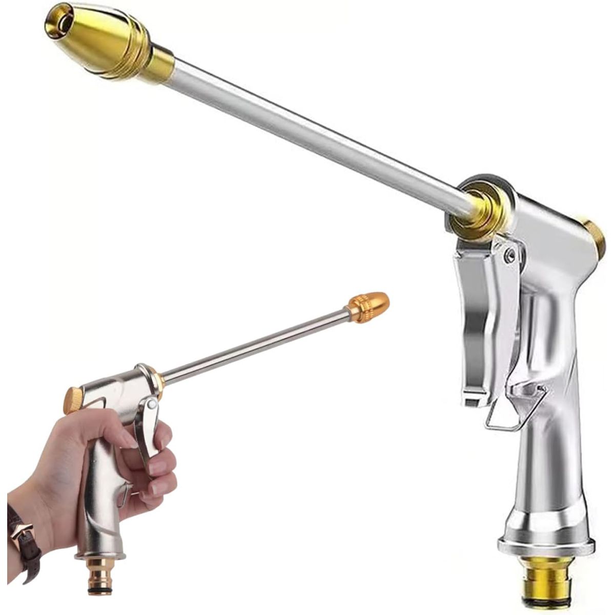 KUANGYE - Pulverizador Bombilla Agua Alta Presión Riego Jardín Coche