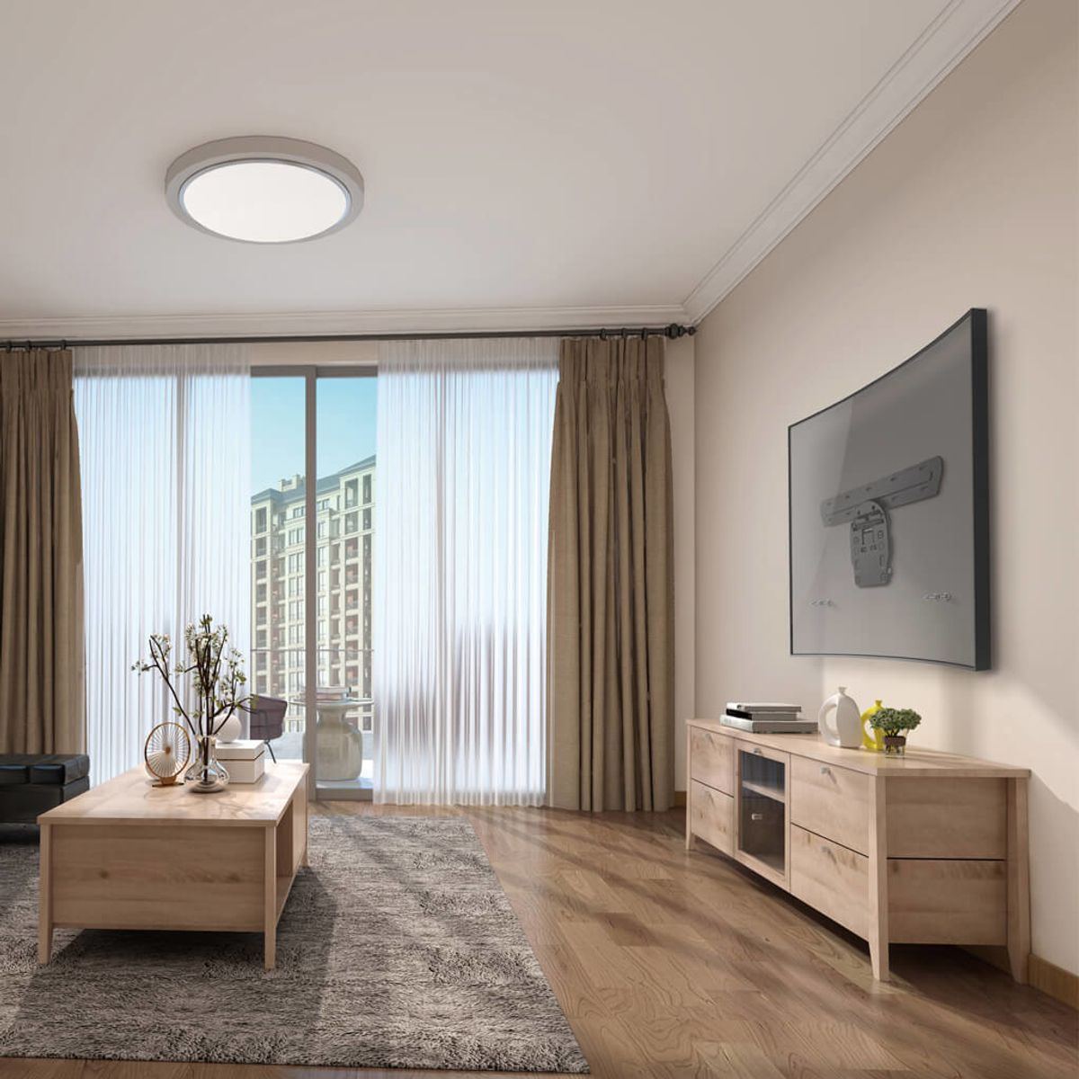 BRASFORMA - Soporte Inclinable para TV  para  SAMSUNG con VESA 10.8cm X 11cm - 49" a 65" SBRP13Q Brasforma