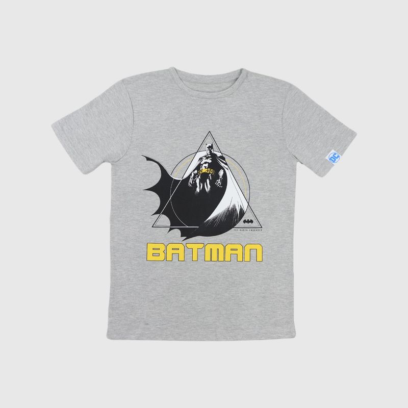 DC COMICS - Polera Niño Batman Vigilante Gris Dc Comics