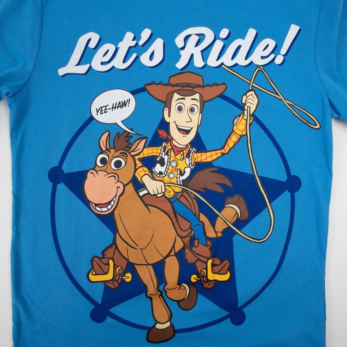 DISNEY - Polera Niño Toy Story Lets Ride Azul Disney
