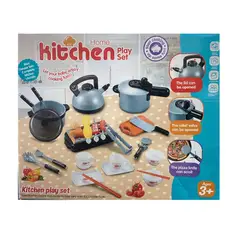 GENERICO - Set Juguete De Cocina Gris Con 36 Utensilios Para Niños