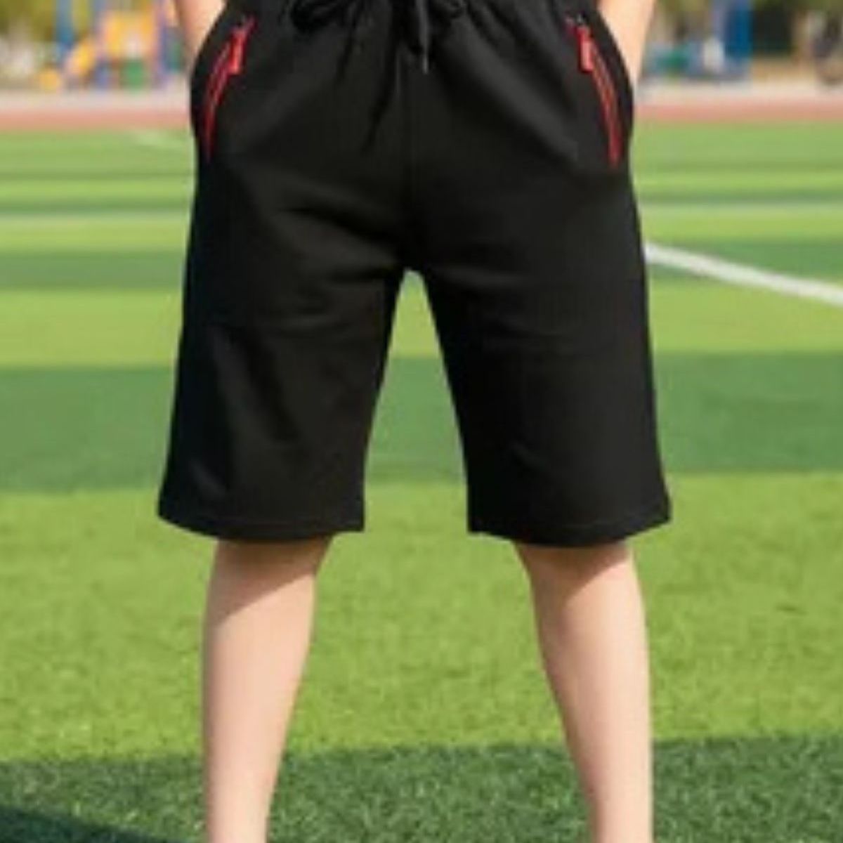 LOOK SHOP - Short Algodón Deportivo Niños Bolsillos Cierre 753