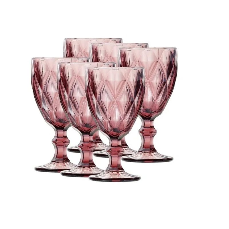MI DECO HOME CADA DETALLE IMPORTA - SET 6 COPAS DE COLORES MORADO