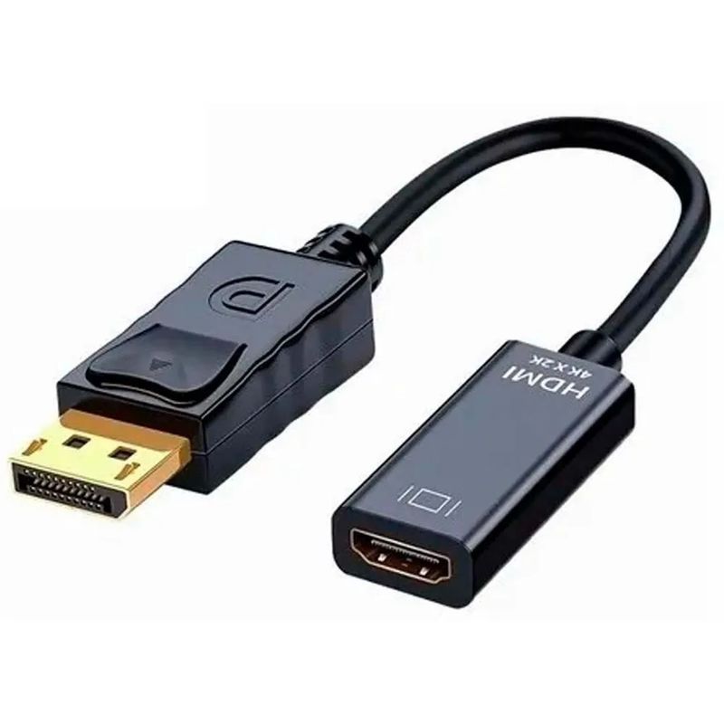 GENERICO - Adaptador Displayport A Hdmi - Dp A Hdmi 4k Calidad