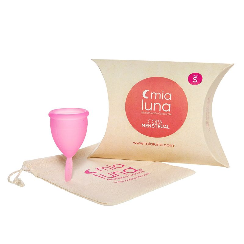 MIALUNA - Copa Menstrual Mia Luna Rosada Talla S MIALUNA