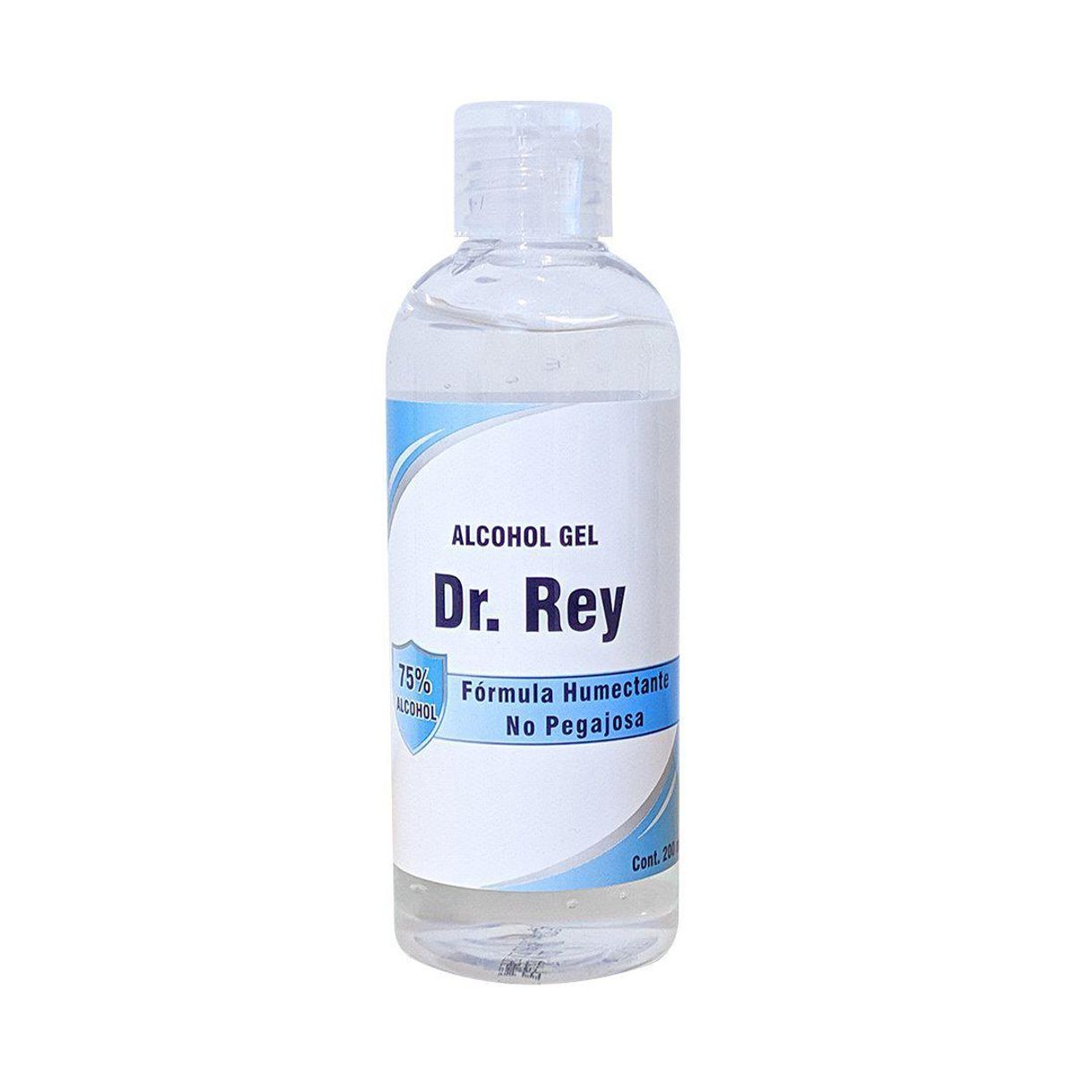 DR REY - Alcohol Gel 200 ml - Turquesa