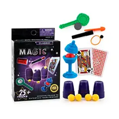 GENERICO - Set De Magia 25 Trucos Aprendizaje Para Niños
