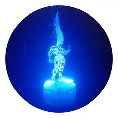 3DILUTION - Lámpara 3d Gon Freecss Hunter X Base Agrietada