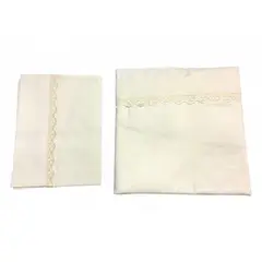 PELLITOS - SABANAS BEIGE PARA CUNA O CAMAS DE TRANSICION