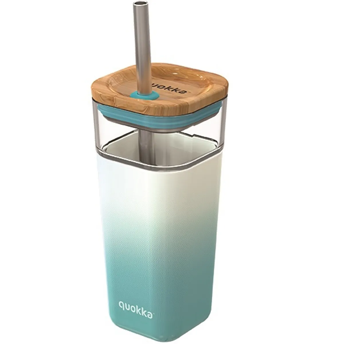 QUOKKA - QUOKKA GLASS LIQUID CUBE TEAL GRADIENT 540 ML